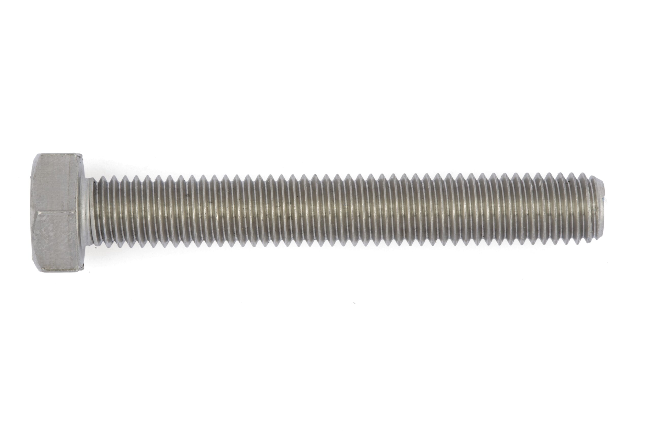Cabeza hexagonal con rosca completa acero inoxidable A2 50, A2 70 sin recb.