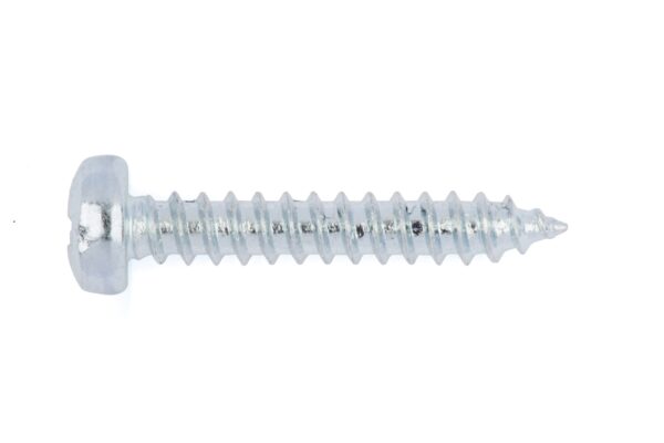 Tornillo rosca chapa, cabeza alomada acero . PH forma C