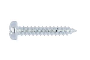 Tornillo rosca chapa, cabeza alomada acero . PH forma C