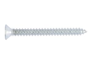 Tornillo rosca chapa, cabeza avellanada acero . H forma C