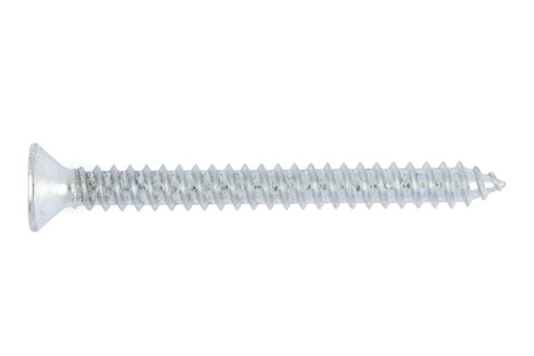 011748 22 Tor. rosca chapa, cabeza avellanada gota sebo acero H, forma C con punta