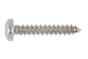 Tornillo rosca chapa, cabeza alomada acero inox. A2, H forma C