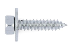 Set de tornillo/arandela, autorroscante Acero con arandela