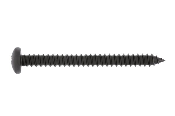 013435 19 Tornillo rosca chapa, cabeza alomada acero . cabz. alomada negra H forma C