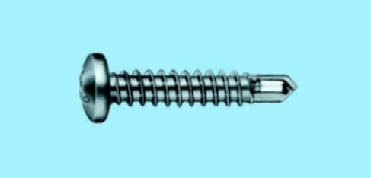 Tornillos autoperforantes, cabeza alomada Acero zincado, pias, H