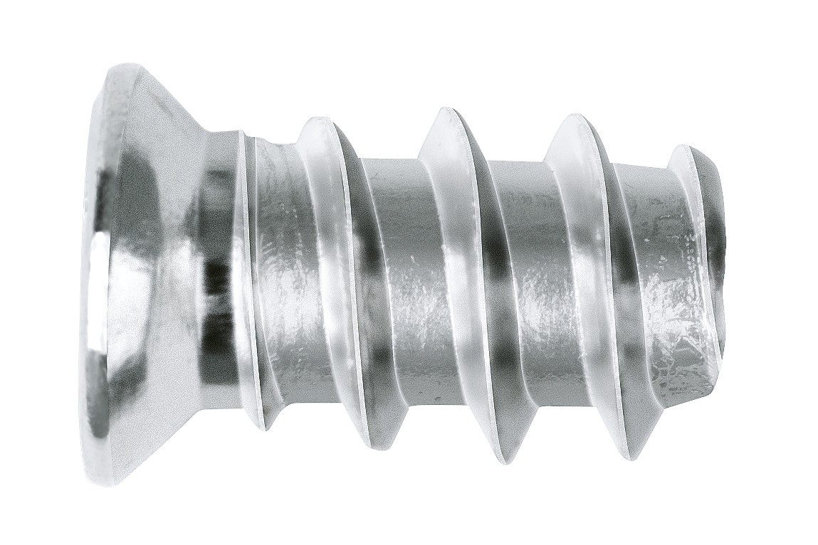 Tornillo Euroscrew Acero niquelado avellanado de tipo A