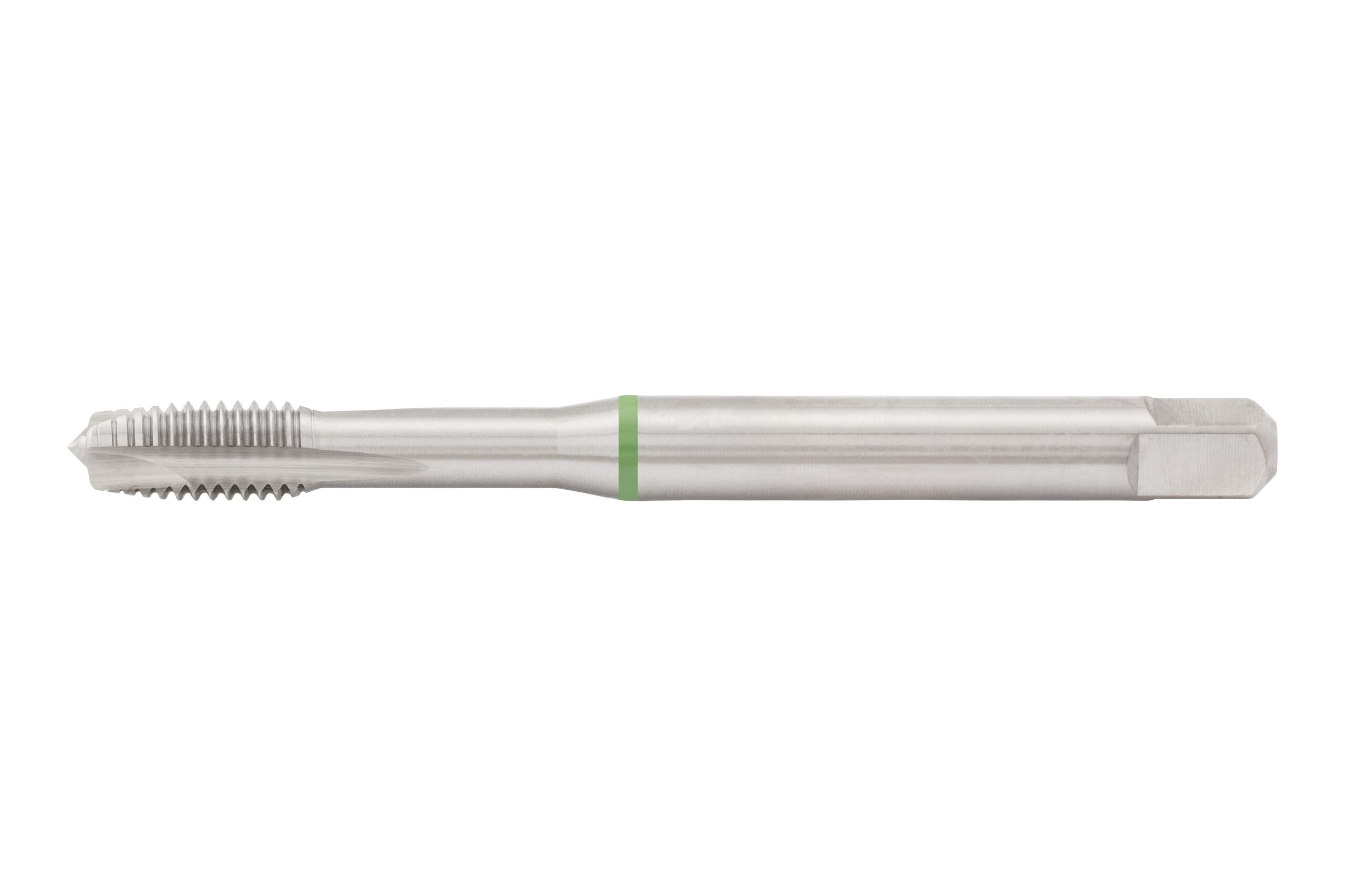 Macho de roscar a máquina HSCo verde forma B