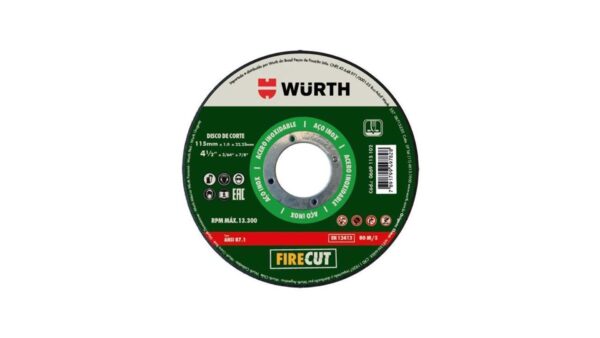 Disco de corte para acero inox. FIRE CUT