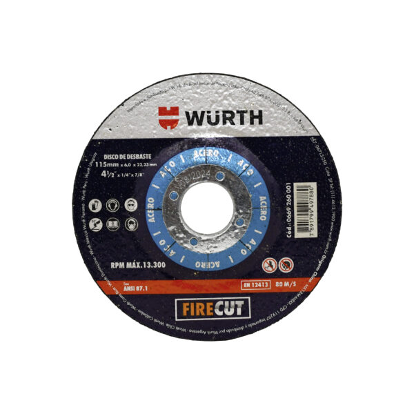 Disco de desbaste FIRE CUT