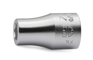 Llave de vaso de 1/2 pulg. hexágono interior corta