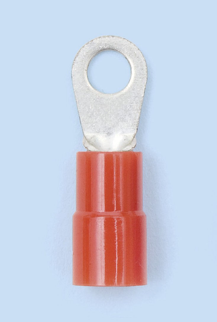 Terminal crimp. p. cable aislado, forma anillo