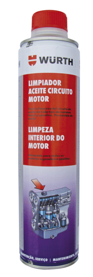 Limpiador y enjuague de motores